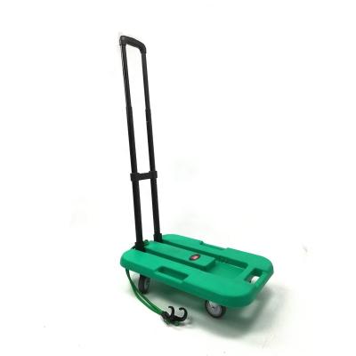 China Portable Folding Luggage Cart two 360 Rotate Wheels Load 440 pounds hand carts folding transport trolley en venta