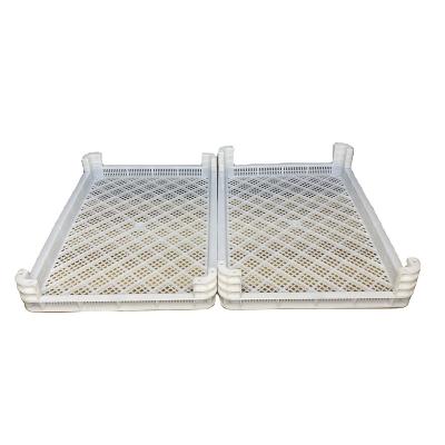 China 100% Food Grade Materials Stackable Plastic Drying Trays For Softgel / Paintball / Plants Fruit / Seafood for sale