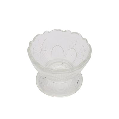 China Luxury Custom Scented Shaped Glass Candle Jar For Furniture Decoration for sale