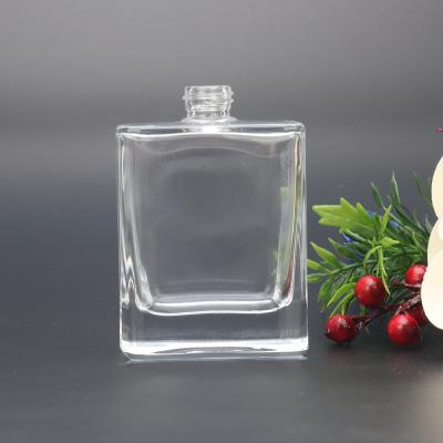 China ODM Luxury Empty Frosted White Perfume Bottles ODM 50ml Cologne Matte Black Clear Glass Men Gift /Personal Care OEM Perfume Bottles For Men for sale