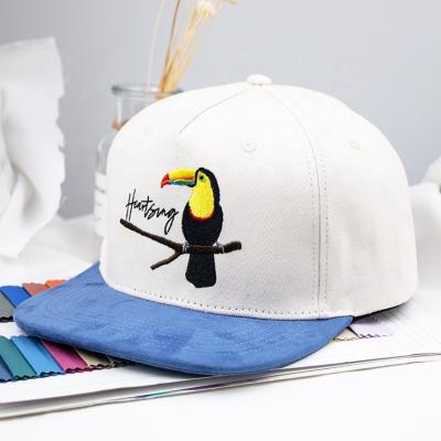 China Fashion JOINT Wholesale Custom Colorful Animal Embroidery Ball Bottom Hats With Snapback for sale