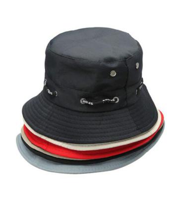 China Custom Simple Cheap Bucket Hat Mens White Bucket Summer Sun Hats Unisex Sun Hats for sale