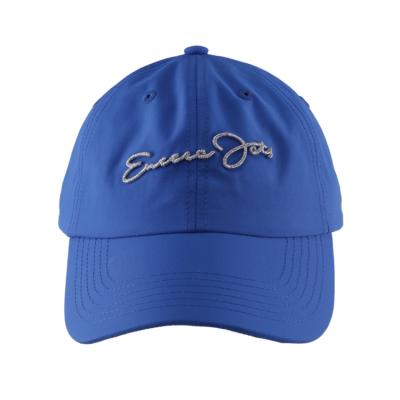 China Wholesale High Quality Blue Simple Taslon Sports Baseball Cap 6 Panel Logo Dad Hat Classic 6 Panel Adjustable Nylon Hat for sale