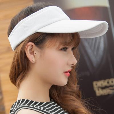 China 100% Cotton Striped High Quality Adjustable Twill Adjustable Twill Summer Designer Sun Visor Simple Advertising Hats for sale