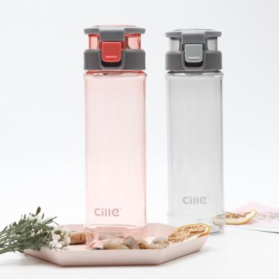 China Wholesale premium viable clear sports fruit infuser leak proof with handle bpa free plastic water bottle for sale