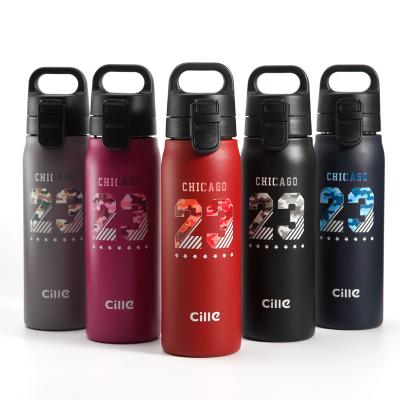 China Wholesale Custom Metal Portable Thermo Water Bottle Stainless Steel Business Logo Water Bottle Digital Display for sale