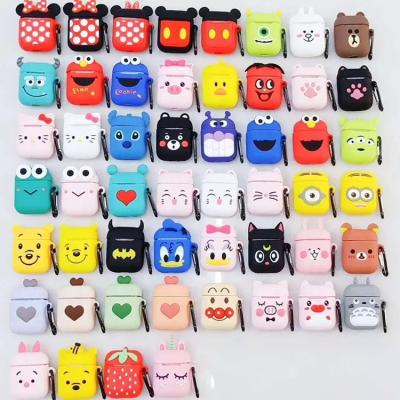 China For Earphone Style Cartoon Toy Headphones Case For Airpods Pro 1 Case 2 3 , 3D Soft Silicone Earphone Cover For Airpods Case for sale