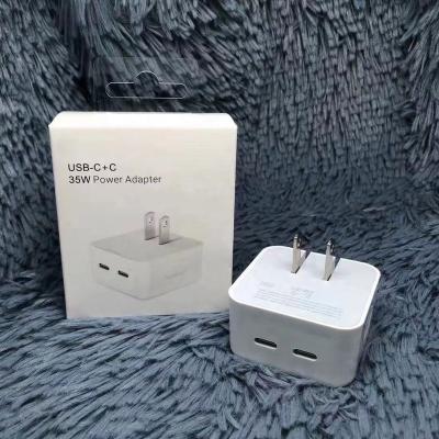 China Premium Quality 35W 40W Mobile Phone Charger For iPhone Charger Type Dual C Foldable Travel Adapter Palladium Fast Charging Charger For iPhone 14 13 for sale