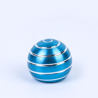 China Aluminum Desktop Rotating Desktop Ball Sports Toy Fingertip Gyro Ball Decompression Kinetic Rainbow Desktop Toy ISO9001&IATF Quality Control for sale