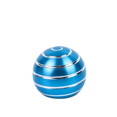 China ISO9001&IATF Quality Aluminum Illusion Relaxing Aluminum Alloy Bursting Desk Wiggle Toy Rotating Gyroscope Gyro Kinetic Desk Toy for sale