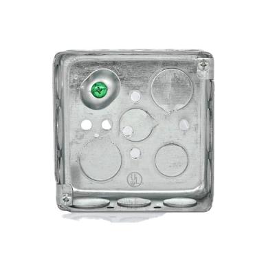 China UL&CUL Metal Junction Box Galvanized Iron American Standard Aluminum Switch Outlet Box Bottom Light And Dark Distribution for sale