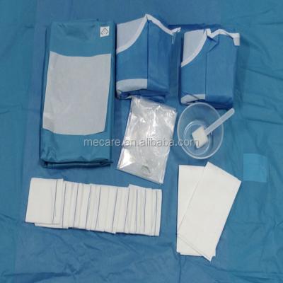 China Medical Surgery Disposable Sterile Angiography Surgical Pack for sale