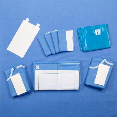 China Machine Made Disposable General Universal Surgical Kit Pack Working Pack for sale