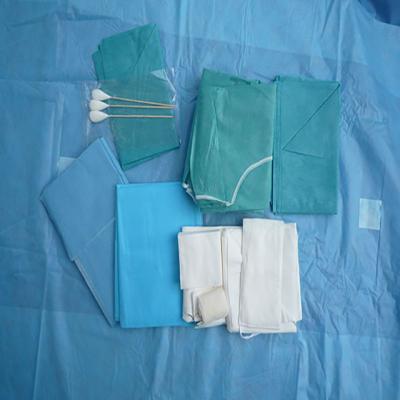 China Sterile 100% Polyester Surgical Dressing Pack /Basic Disposable Dressing Kit for sale