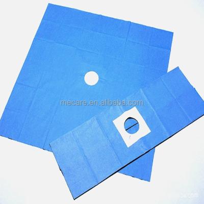 China Soft Tending 2018 Disposable Nonwoven Fenestrated Surgical Drapes for sale