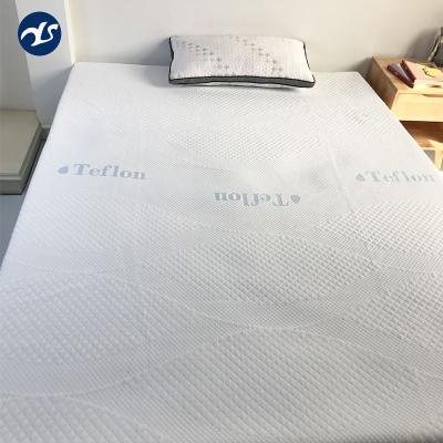 China Waterproof Memory Foam Mattress Topper Mattress Cover With Zipperking Size for sale