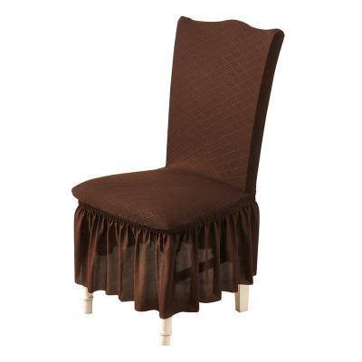 China Wholesale Jacquard Dining Chair Covers Polyester Spandex Cover Chair To Wedding Stretch Chair Covers for sale