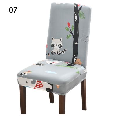 China High Quality Printed Jacquard Stretch Dining Chair Cover For Dining Chairs for sale