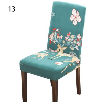 China Wholesale Jacquard Fashion Spandex Stretch Home Decor Restaurant Dining Chair Cover for sale