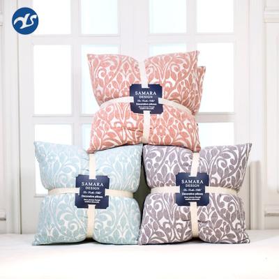 China Yarn Dyed Latest Design Woven Cushion Cover Cushion Color Covers for sale