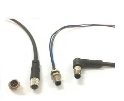 China M5 Power Automation Cable Connectors 3 Pin M5 Circular Sensor Connectors for sale