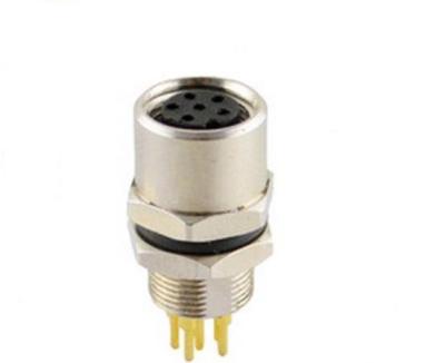 China M8 panel mount connector 3pin M8 connector 4 pin M8 4pin air molding socket for sale