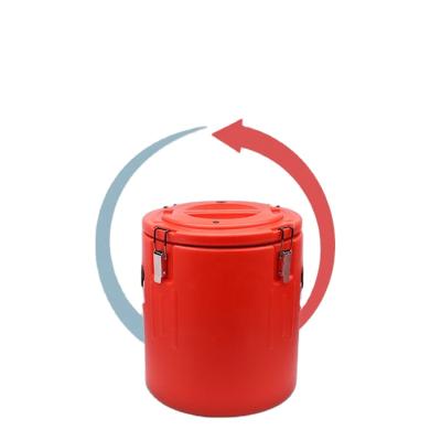 China Heat Insulation Stainless Steel Barrel Stainless Steel Milk Tea Thermos Hard Insulation Barrel With Lid for sale