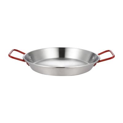 China Sustainable Cookware Electric Paella Pan Cooking Pan Frying Set With Diameter 26cm for sale