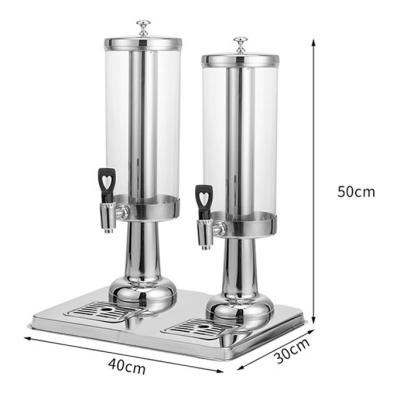 China 201+pc Stainless Steel Cold Juicer Dispenser Hotel Fruit Juice Beverage Dispenser Beverage Supply Dispenser for sale