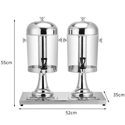 China 201+pc Stainless Steel Beverage Container Stainless Steel Juice Dispenser Beverage Dispenser Machine for sale