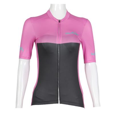 China Breathable 100% Polyester Sleeve Fits Custom Cycling Road Bicycle Wear Cross Country Singlet Woman for sale