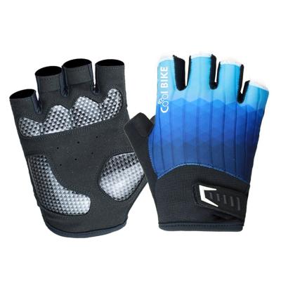 China COOL Men's Cycling Half Finger Unisex Cycling Gloves MTB Mountain Bicycle Cycling Gloves Shockproof Breathable Sports Cycling Gloves for sale