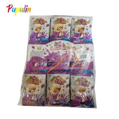 China Normal Vietnam cheap hang  bag packing mini gummy chewy candy bean for sale