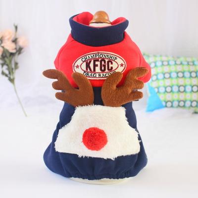 China Sustainable Pet Clothing Cotton Dog Clothes Pet Christmas Outfit for sale