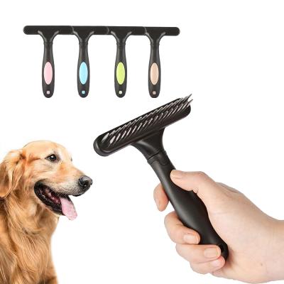 China Slicker Cleaning Deshedding Comb Viable Massage Cat Pet Dog Flea Brush Animal Grooming Hair For Dog for sale