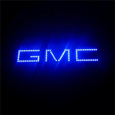 China For GMC 7000k car logo DC12v hot sale car light led halo rings CCFL colorful Angel Eyes for all cars for sale