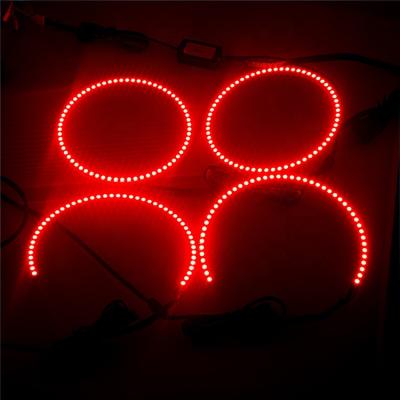 China Fiberglass PCB+rubber Car Accessories Car Angel Eyes Head Light 4PCS Halo Rings Led Headlight For PEUGEOT 301 for sale