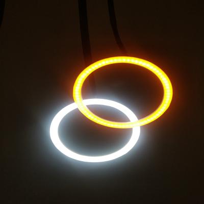 China High Quality Fiberglass PCB+Rubber Double Color 12V 3528 Led Smd 100mm CCFL Angel Eyes Ring Headlight For Mazda 6 for sale