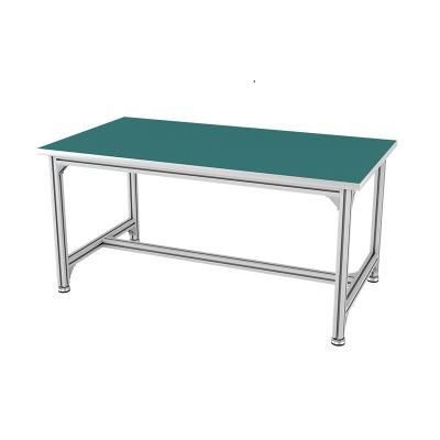 China Anti-static Workshop easy to use 10ft Aluminum Workstation Industrial System Anti Static Workbench for sale