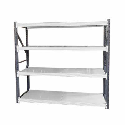 China Corrosion Protection Wholesale Easy to Install Boltless Racking Shelves Garage Metal Storage Shelf Light Duty Shelf for sale