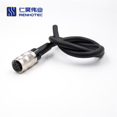 China Aviation / Automotive / Industry / Led Sensor Waterproof One Code Straight Single Ended M16 Connector Cable for sale