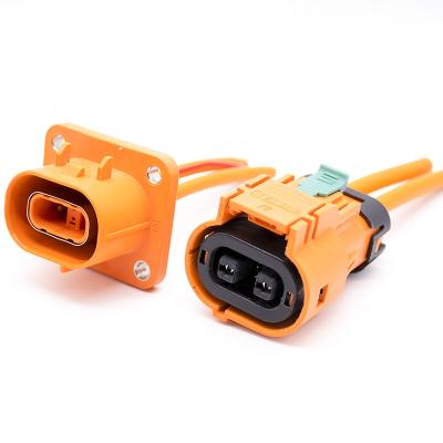 China Automotive IP68 2Pin HVIL High Current Plastic Connector For New Energy for sale