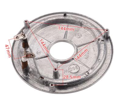 China Electric Household 1000w Rice Cooker Heat Heating Plate Element Parts Cast Aluminum Cast Round for sale