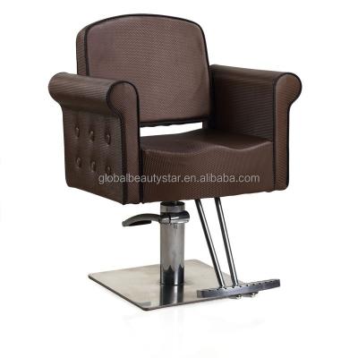 China Luxury Antique Dressing Furniture CHB-1045 Barber Chair Beautystar Gold Beauty Hair Salon (new style and with headrest for sale