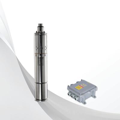 China 304 Stainless Steel 4SSH3.0/80-D48/650 4inch Long Life DC Portable Solar Submersible Pump for sale