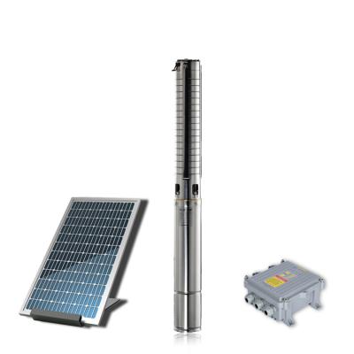 China Developing World Water Solutions JILU 4inch 100m High Head High Pressure DC Solar Pumping System for sale