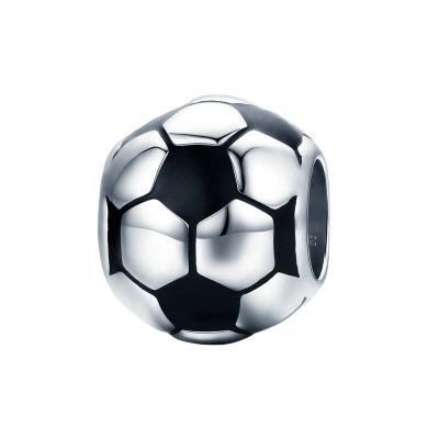 China 925 Silver TRENDY Football Charms for Pandora Jewelry for sale