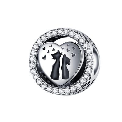 China Other 925 Sterling Silver Cat Charms for Pandora Bracelets for sale