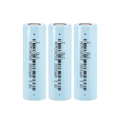 China Machine- 2600mAh Lithium Ion Battery 18650 dlg Rechargeable Lithium Ion Battery for sale