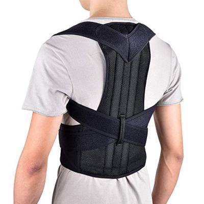 China Comfortable Breathable Adult Lumbar Upper Shoulder Brace Belt Back Support Posture Corrector Men Women Men Women for sale